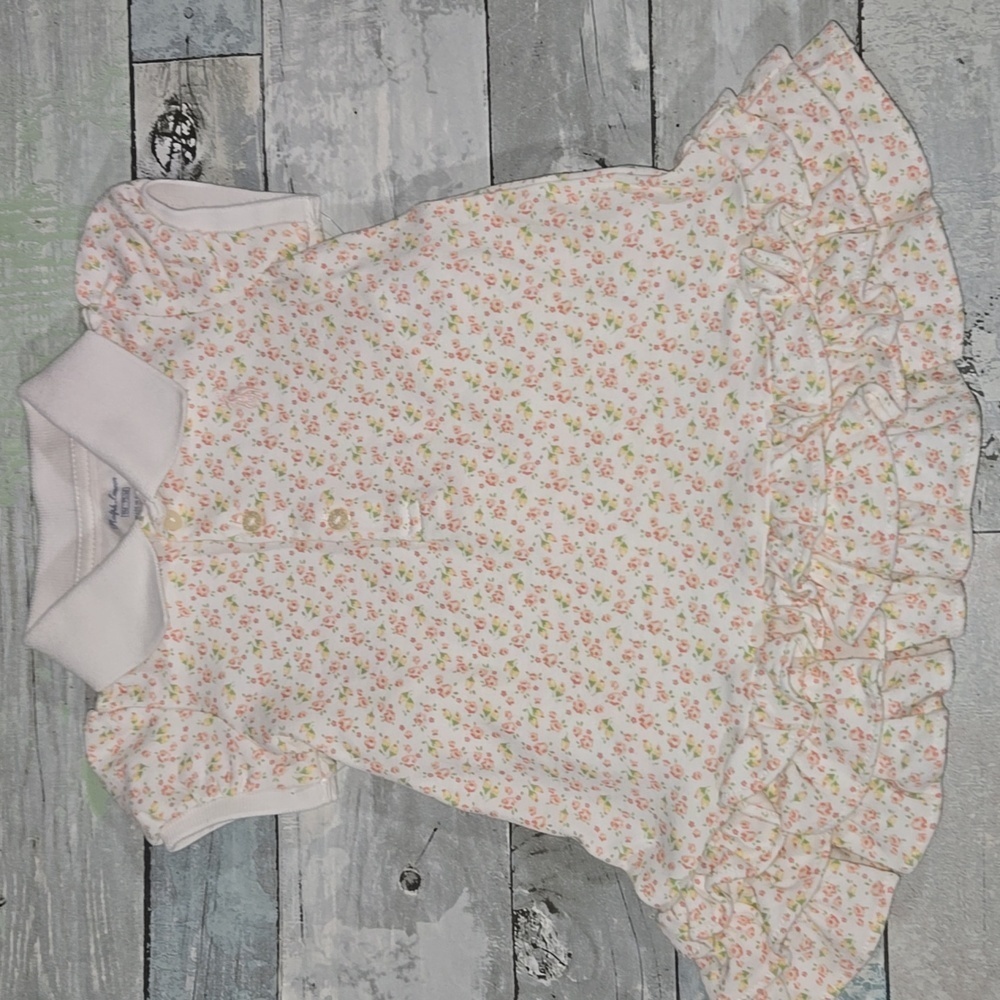 Floral Ralph Lauren Dress & Bloomer Set Size 9 Mo